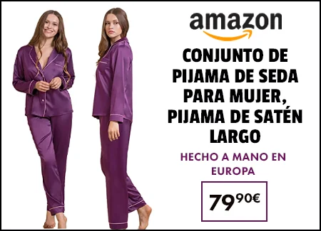 Conjunto de pijama de seda para mujer, conjunto de pijama de satén para mujer, pijama largo